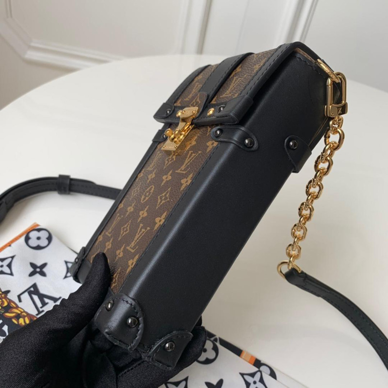M63913 LV TRUNK VERTICAL 鏈條包 S形鎖扣包