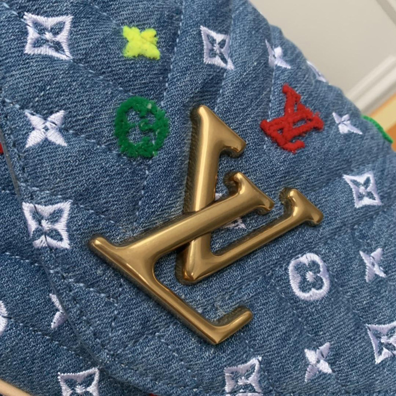 M53692 LV NEW WAVE 中號(hào)手袋 Monogram 刺繡牛仔布女包