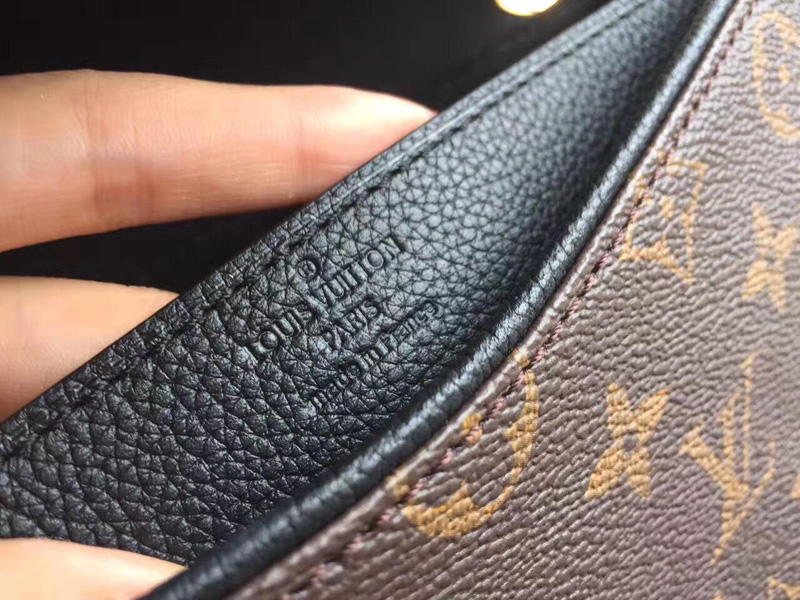 M41223 LV PallasChain手袋 Monogram帆布女包 LV鏈條包 黑色