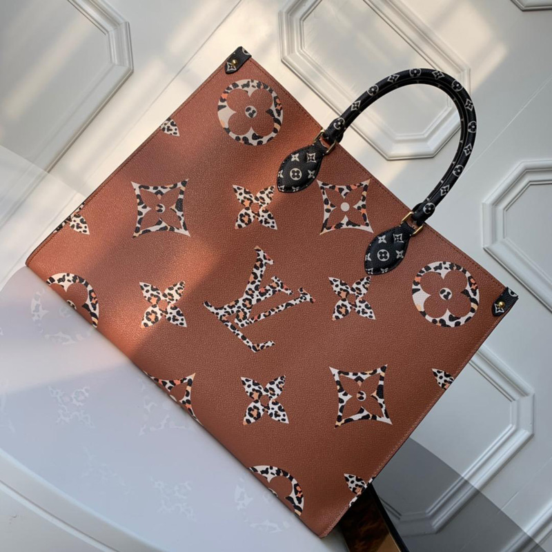 M44674 LV ONTHEGO 手袋 超大號 Monogram 印花迷你 飾邊 黑色