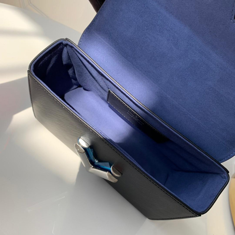 M52503 LV Twist 中號手袋 Epi皮革女包 LV鎖扣包 黑色