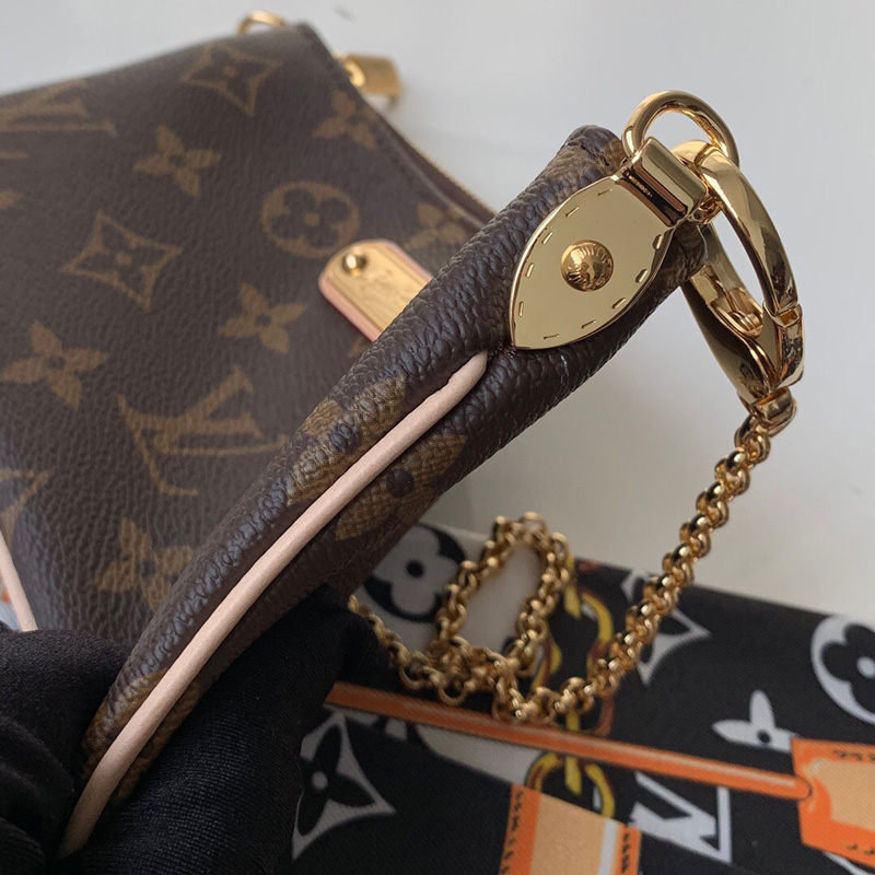 M60094 LV Pochette Milla手袋 Damier帆布女包 LV晚宴包