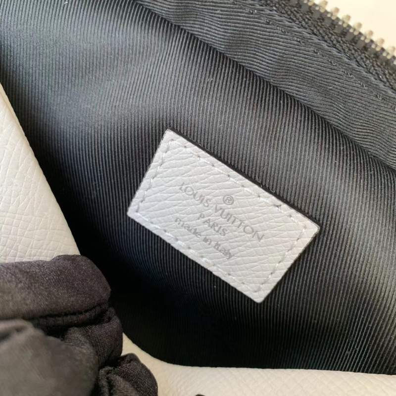 M30247 LV OUTDOOR 腰包 Monogram 帆布男包 LV腰包 白色