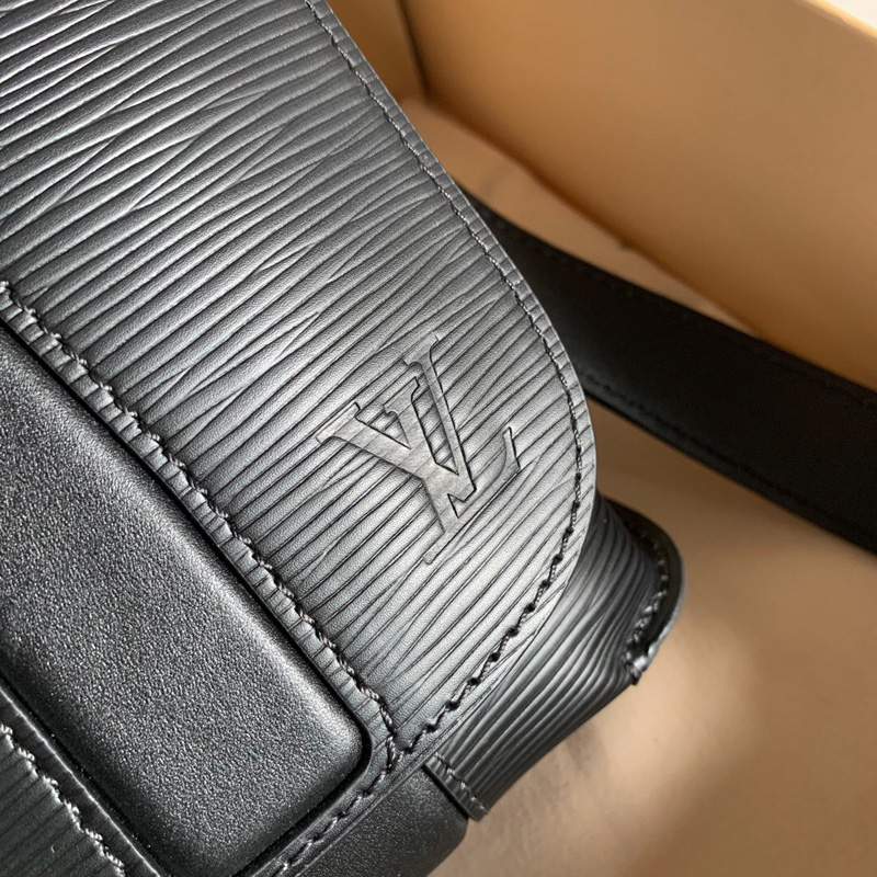 M53409 LV Harington Messenger手袋 LV全皮男包 LV郵差包 黑色