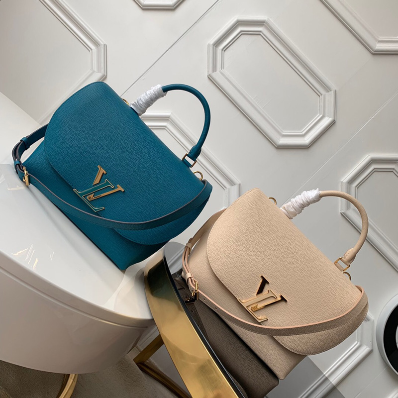 M55222 LV Volta 手袋 2019新款 LV全皮女包 綠色