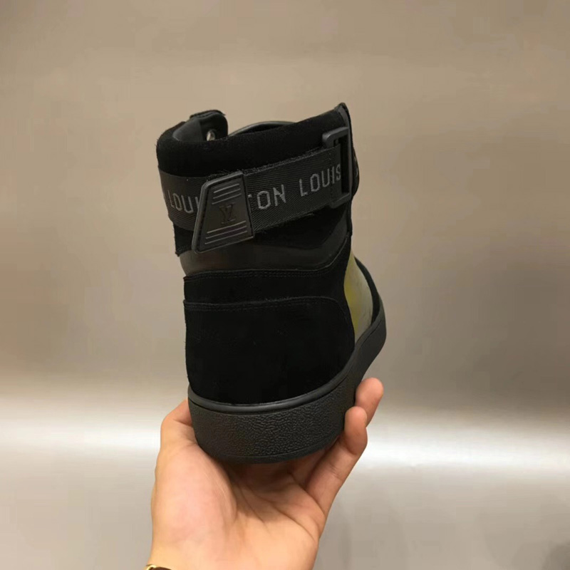 1A5I48 LV RIVOLI 運動鞋 彩虹色 Monogram帆布男鞋 黑色