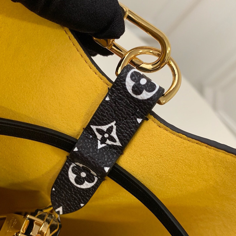 M44717 LV NEONOE 手袋 Monogram 帆布動物花紋女包 LV水桶包 焦糖色