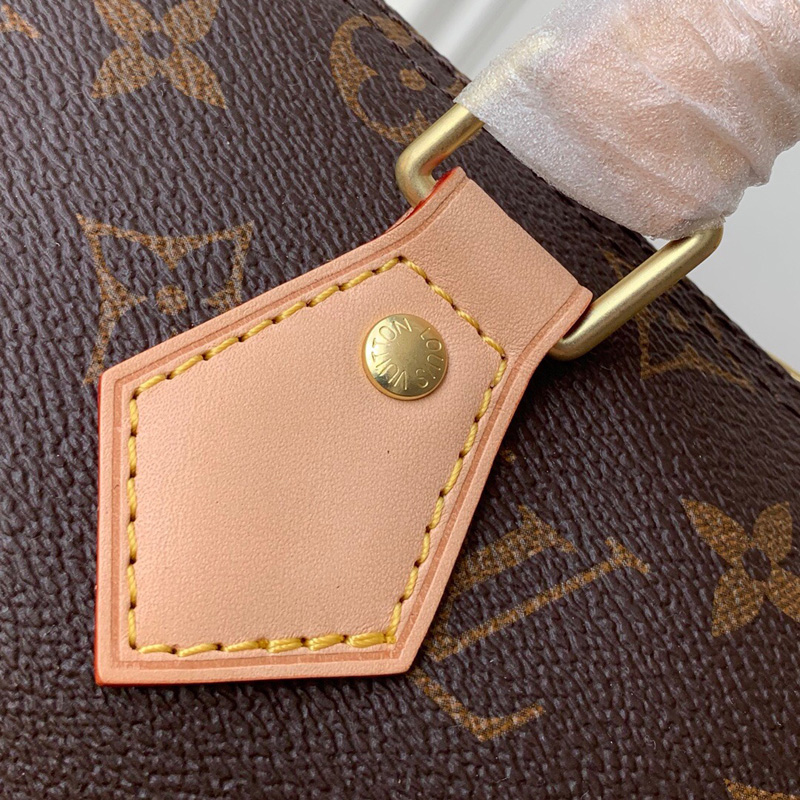 M41111 LV Speedy 35 手袋(配肩帶)Monogram 老花帆布 LV枕頭包