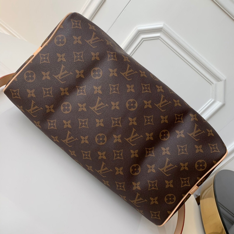 M41111 LV Speedy 35 手袋(配肩帶)Monogram 老花帆布 LV枕頭包