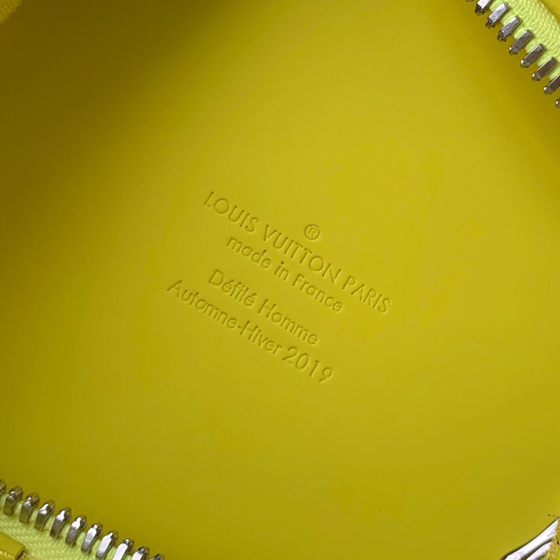 M55380 LV Keepall 50 旅行袋 Monogram刺繡透視圖案旅行包 黃色