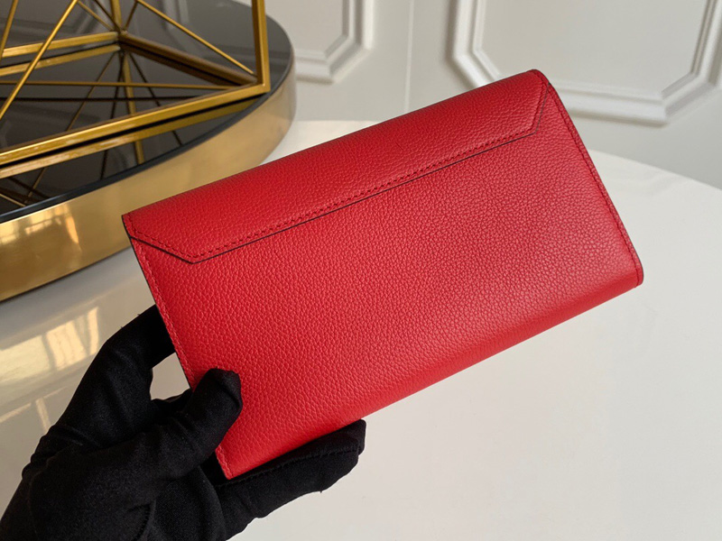 M62326 LV LOCKME II 錢夾 LV長款拉鏈錢夾 紅色