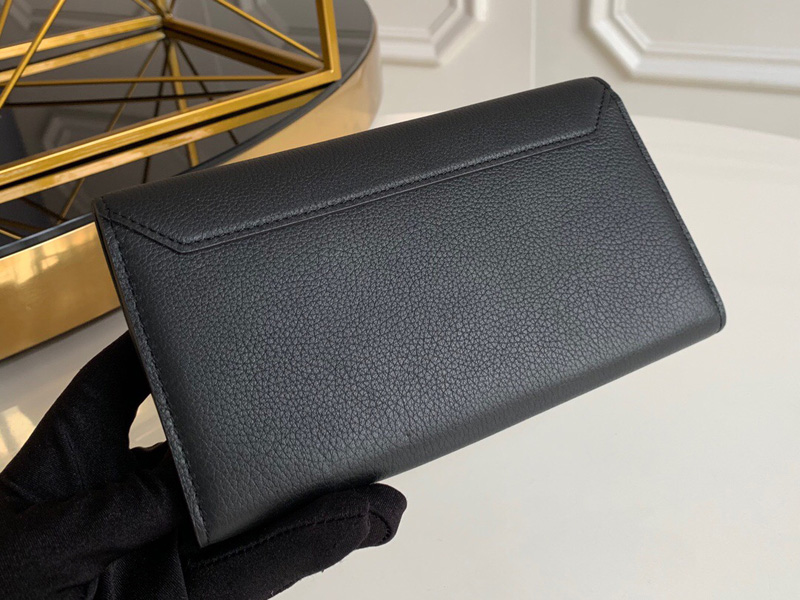 M62329 LV LOCKME II 錢夾 LV長款拉鏈錢夾 黑色