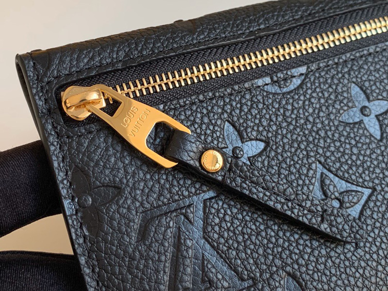 M60633 LV鑰匙包 Monogram Empreinte皮革零錢包 黑色