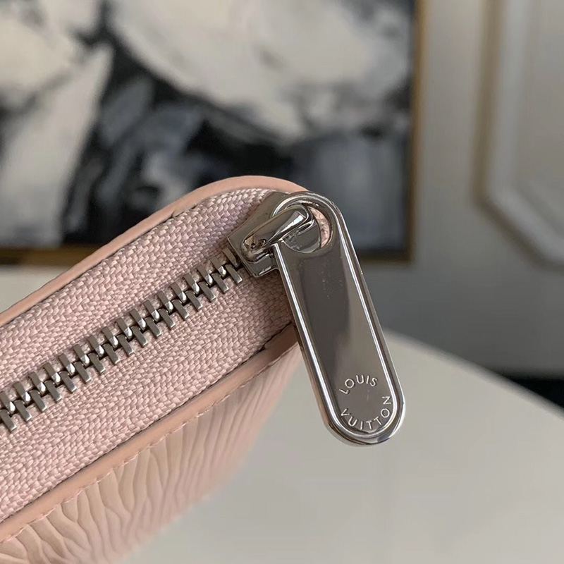 M61206 LV ZIPPY 拉鏈零錢包 Epi皮革 LV短款拉鏈錢夾 粉色