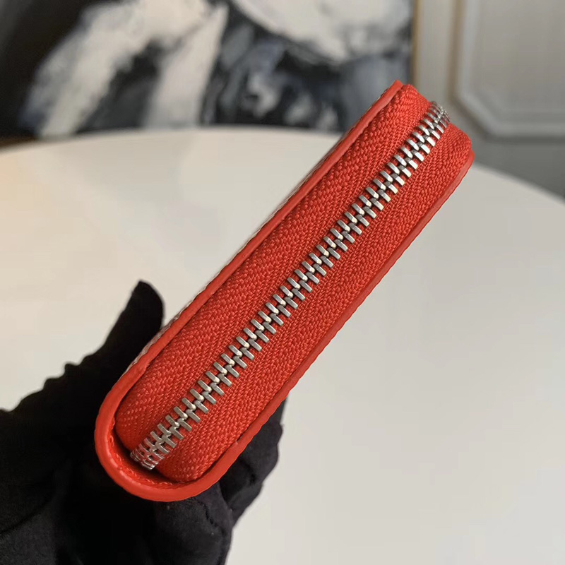 M60720 LV ZIPPY 拉鏈零錢包 Epi皮革 LV短款拉鏈錢夾 紅色