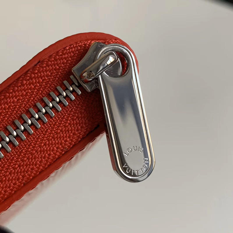 M60720 LV ZIPPY 拉鏈零錢包 Epi皮革 LV短款拉鏈錢夾 紅色