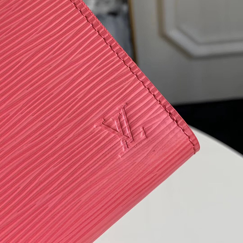 M62579 LV ZIPPY 拉鏈零錢包 Epi皮革 LV短款拉鏈錢夾 桃紅
