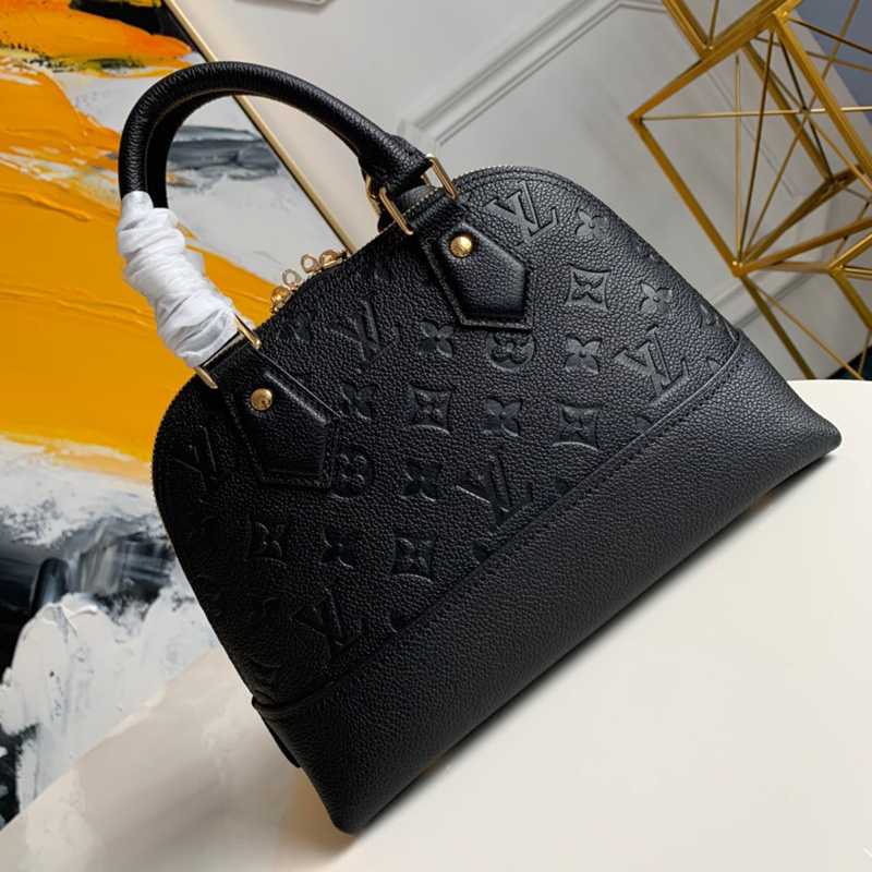 M44829 LV Neo Alma BB手袋 全皮壓花女包 LV貝殼包 黑色