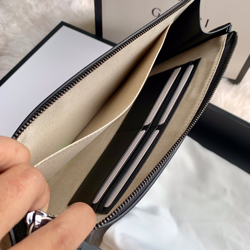 473956 Gucci Neo Vintage高級人造帆布手拿包 Gucci虎頭印花手包