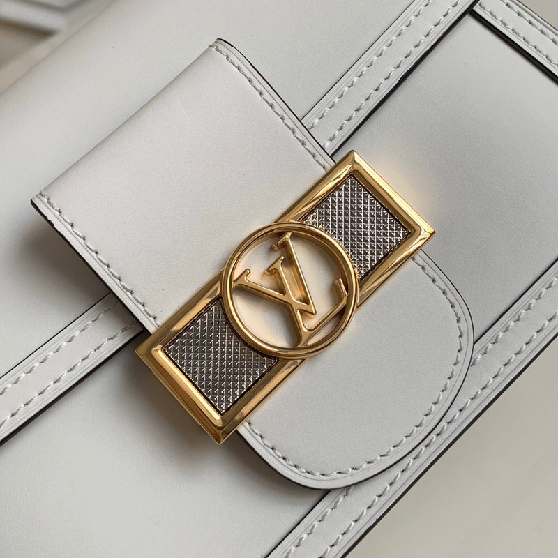 M55836 LV MINI DAUPHINE 手袋 LV蒂芙尼小牛皮女包 白色