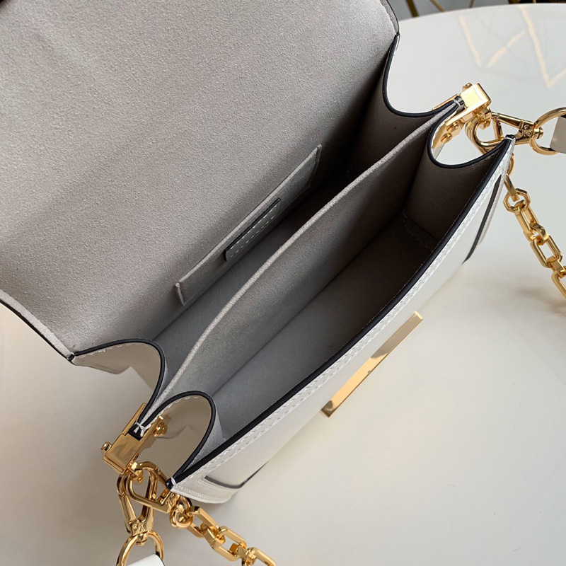 M55836 LV MINI DAUPHINE 手袋 LV蒂芙尼小牛皮女包 白色