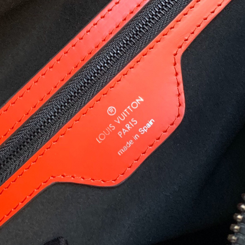 M53419 LV supreme keepall 45 旅行袋 EPl水波紋旅行袋 綠色