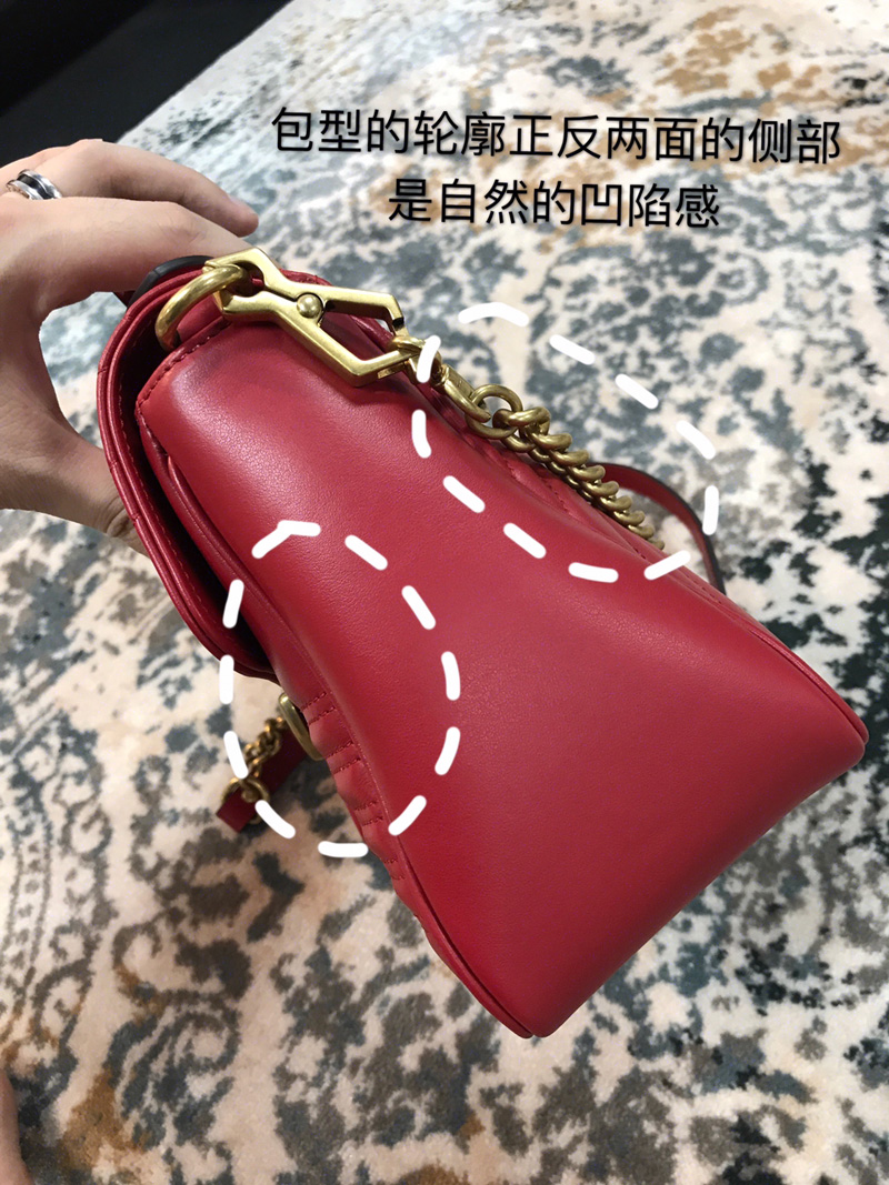 揭秘Gucci GG marmont郵差包真假避雷鑒別知識點!