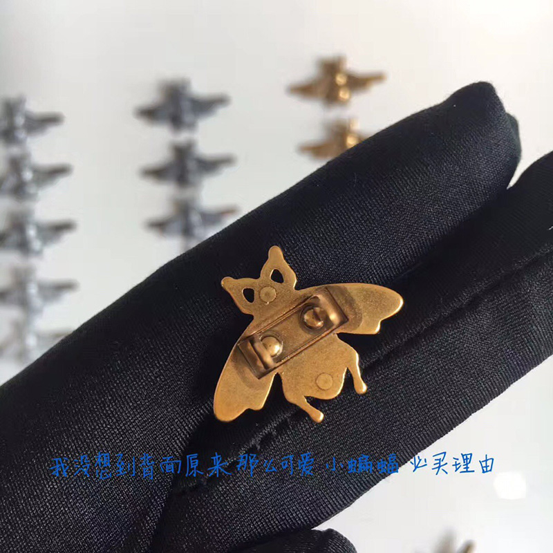 460185 Gucci Animalier系列卡包 小蜜蜂短款錢包 粉色