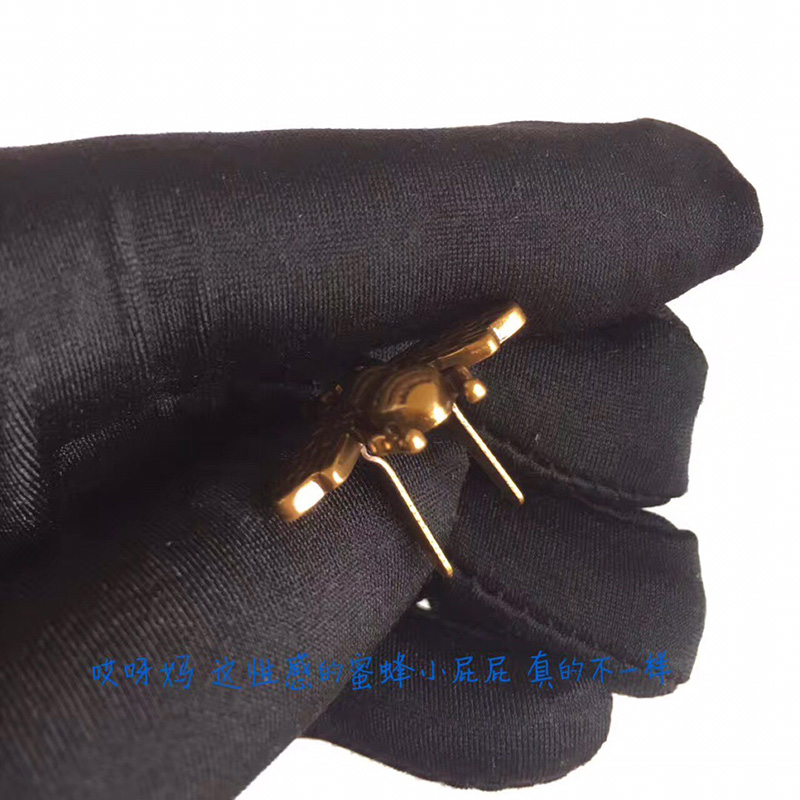 460185 Gucci Animalier系列卡包 小蜜蜂短款錢包 粉色