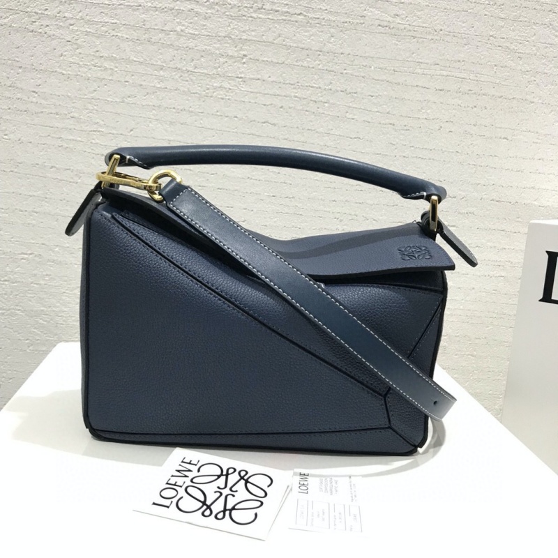 322 LOEWE羅意威 Puzzle small Bag 小號羅意威幾何包 藍色