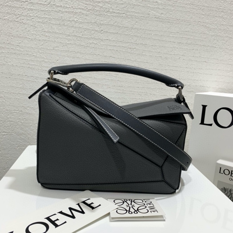 322 LOEWE羅意威 Puzzle small Bag 小號羅意威幾何包 灰色