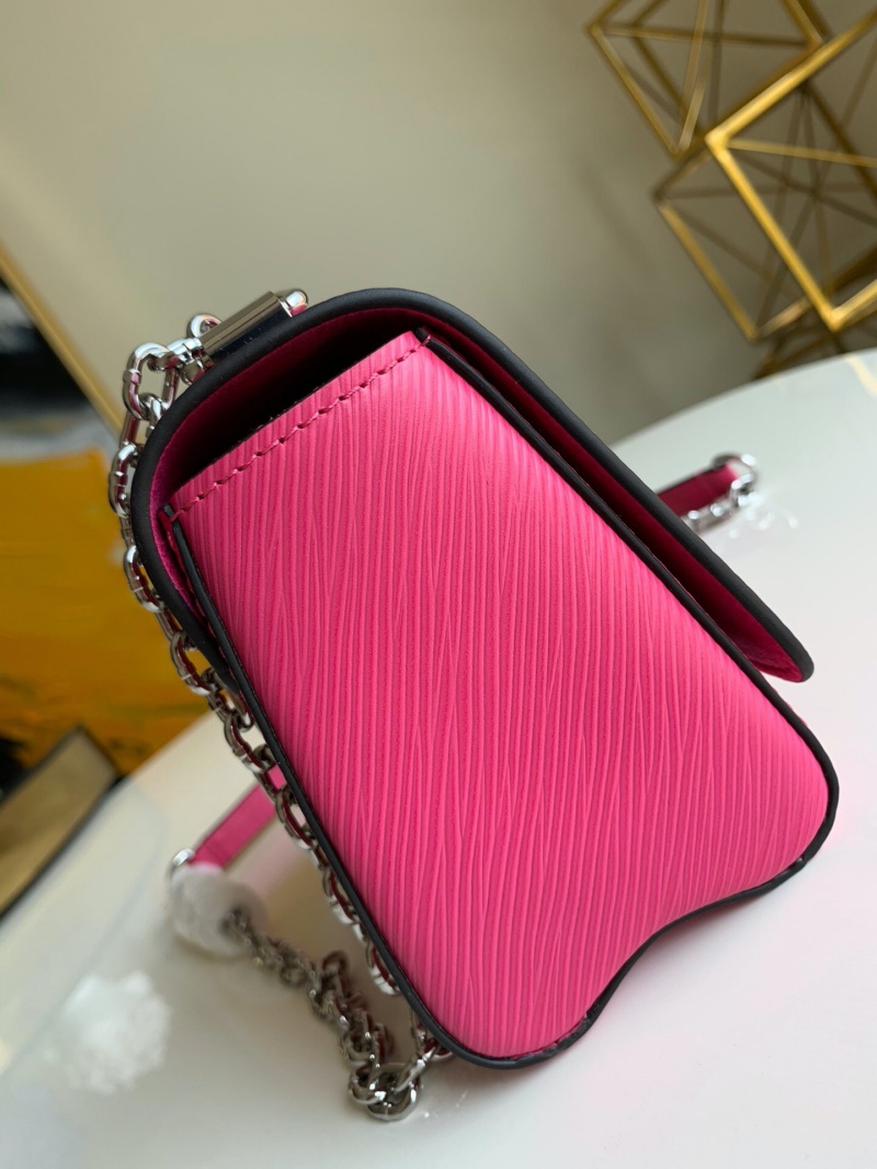 M56120 LV TWIST 迷你手袋 Eip水波紋扭鎖包 玫紅