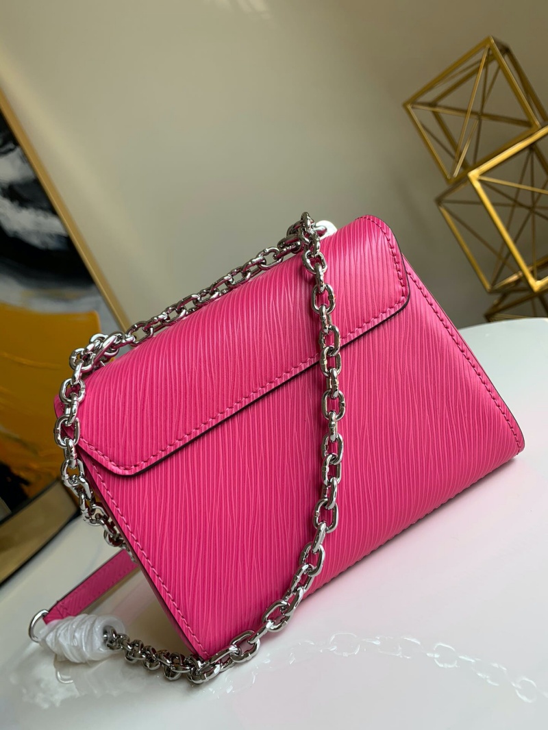 M56120 LV TWIST 迷你手袋 Eip水波紋扭鎖包 玫紅