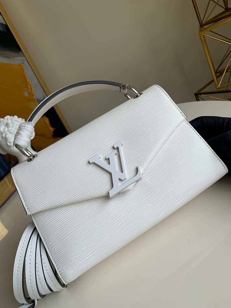 M55978 LV POCHETTE GRENELLE 手袋 Epi牛皮女包 白色