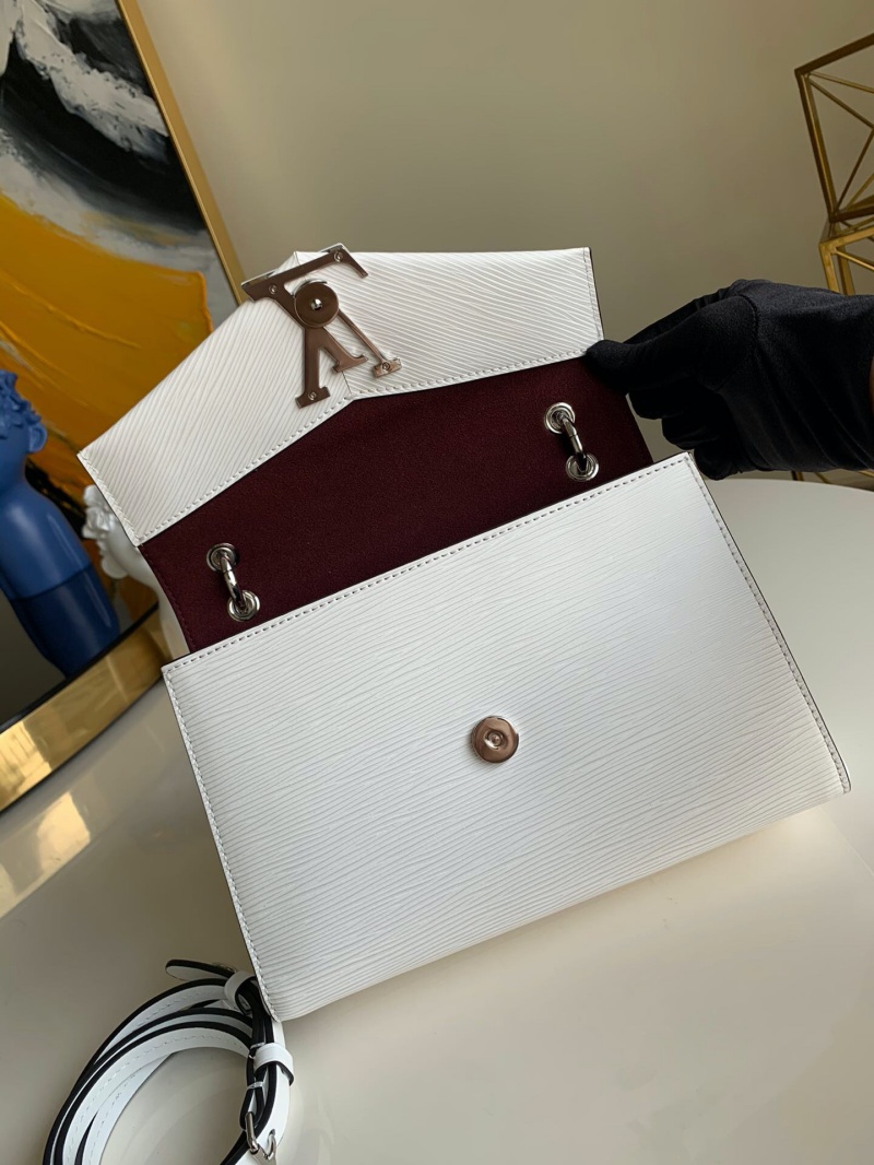 M55978 LV POCHETTE GRENELLE 手袋 Epi牛皮女包 白色