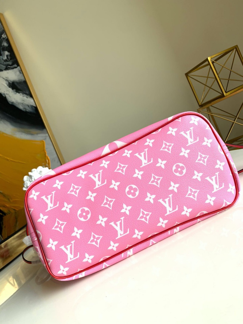 M45127 LV NEVERFULL 中號手袋 2020新款日本絞染工藝女包 紅色