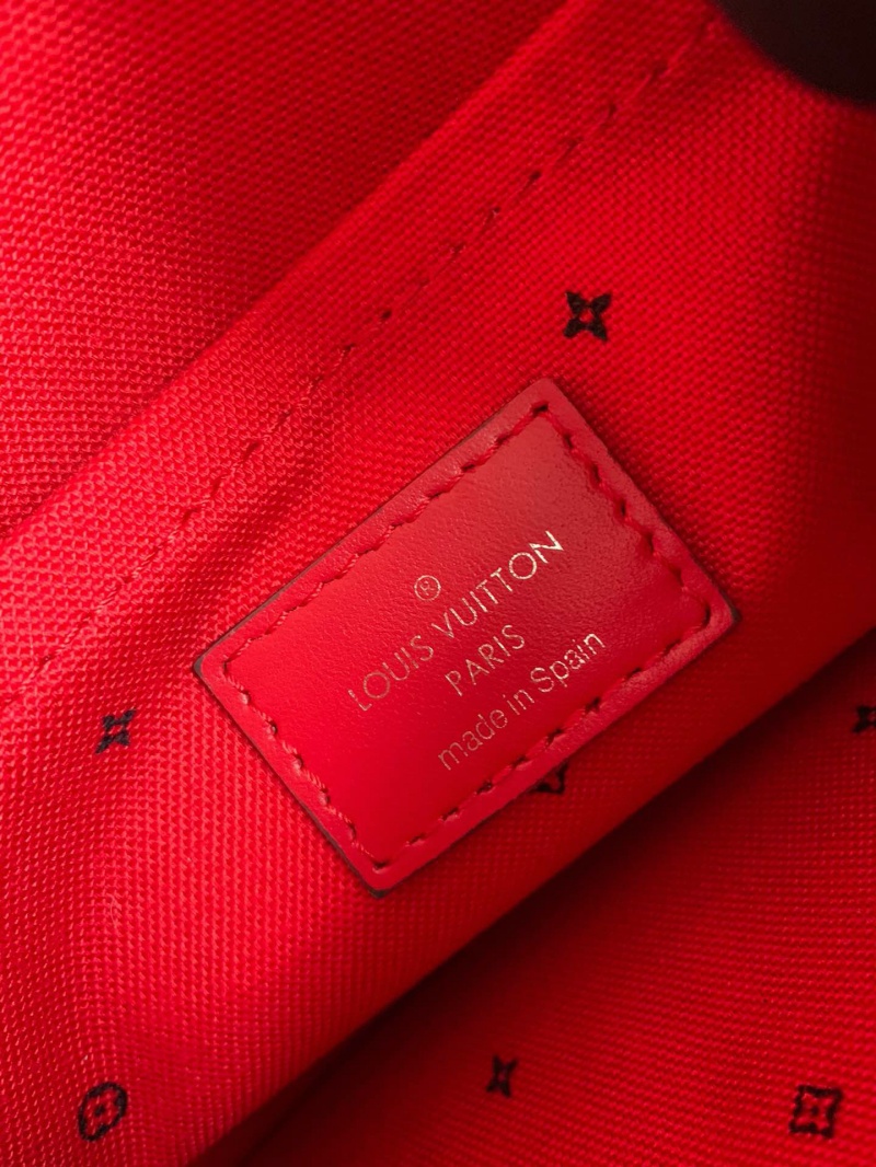 M45127 LV NEVERFULL 中號手袋 2020新款日本絞染工藝女包 紅色
