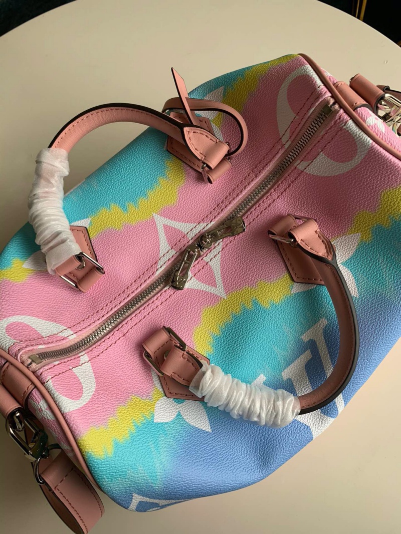 M45123 LV SPEEDY BANDOULIERE 30 手袋 日本絞染工藝女包 粉色