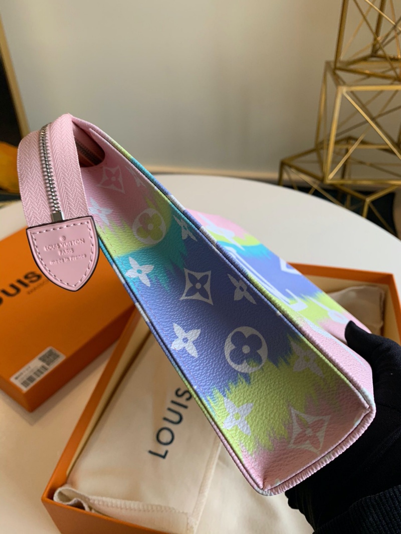 M69137 LV ESCALE 26 盥洗袋 2020新款日本絞染工藝女包 粉色