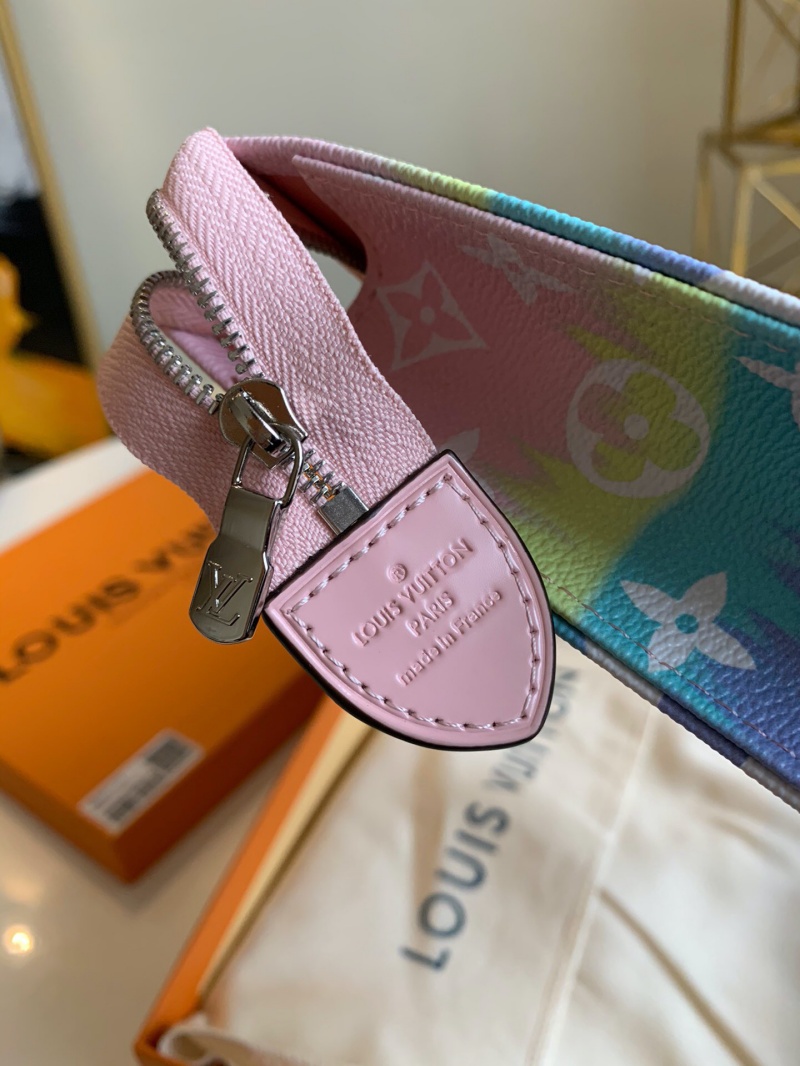 M69137 LV ESCALE 26 盥洗袋 2020新款日本絞染工藝女包 粉色
