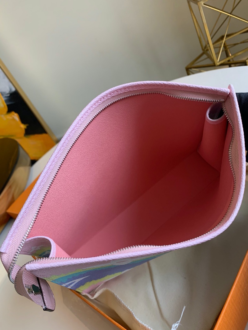 M69137 LV ESCALE 26 盥洗袋 2020新款日本絞染工藝女包 粉色