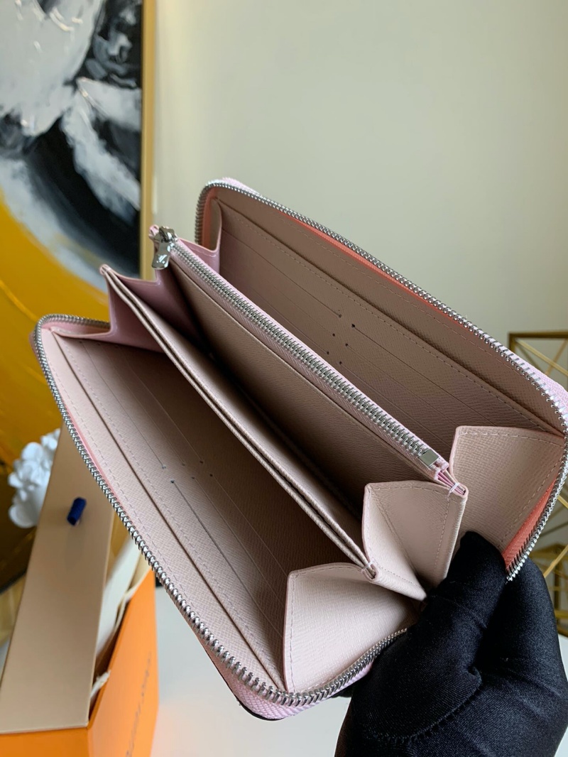 M69110 LV ESCALE ZIPPY 錢夾 絞染系列拉鏈錢包 粉色