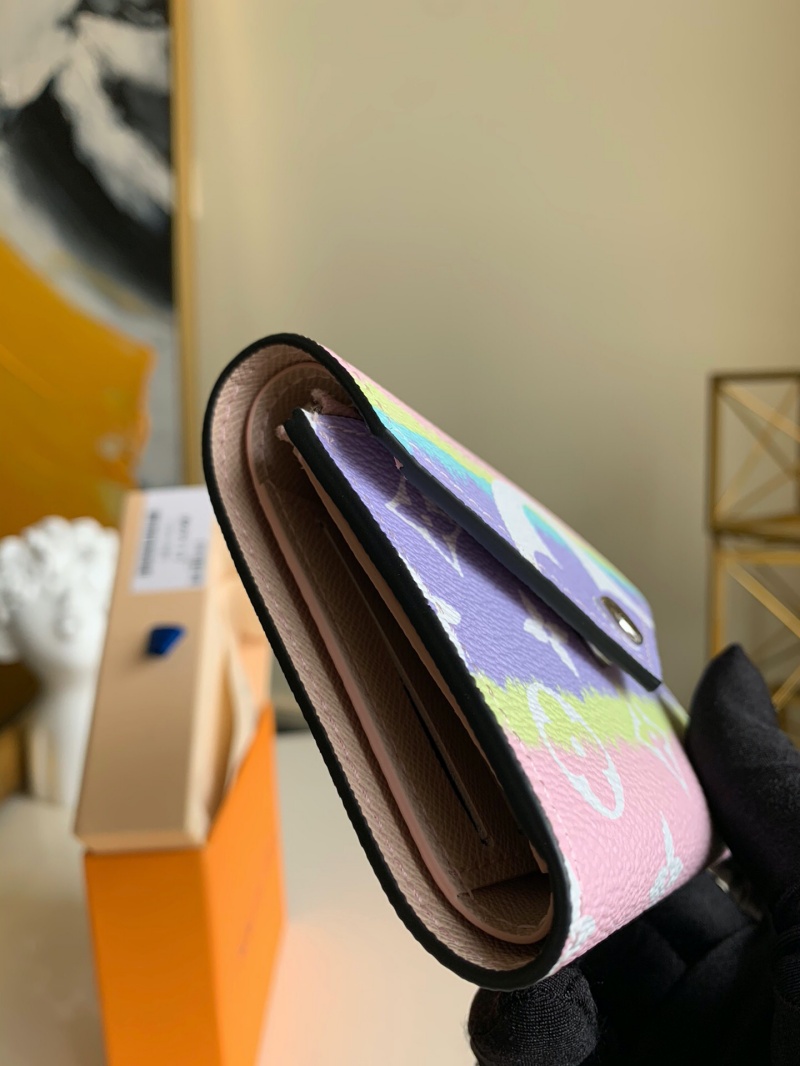 M69113 LV LV ESCALE VICTORINE 錢夾 絞染系列豆豆錢夾 粉色