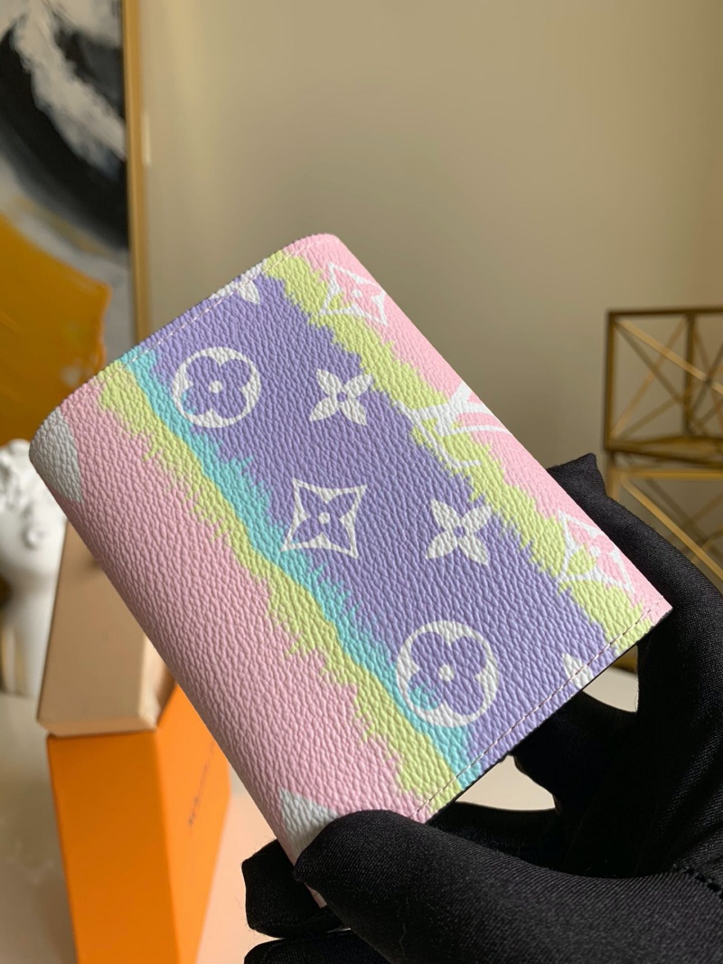 M69113 LV LV ESCALE VICTORINE 錢夾 絞染系列豆豆錢夾 粉色