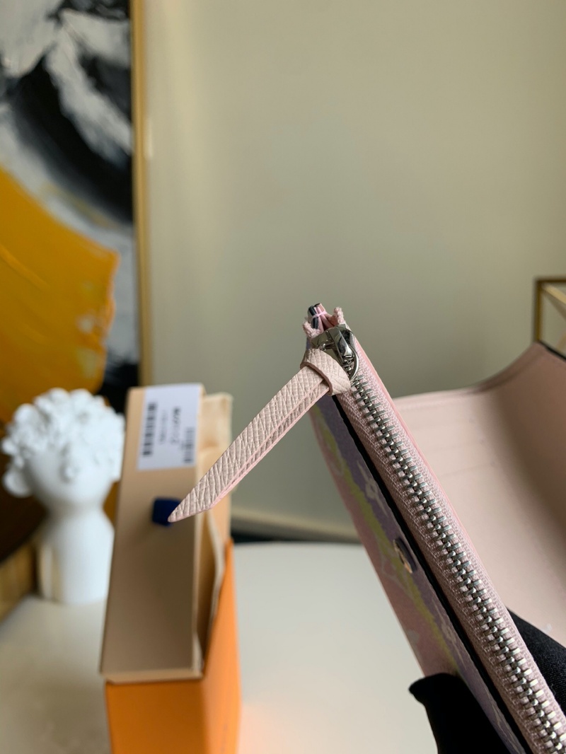 M69113 LV LV ESCALE VICTORINE 錢夾 絞染系列豆豆錢夾 粉色