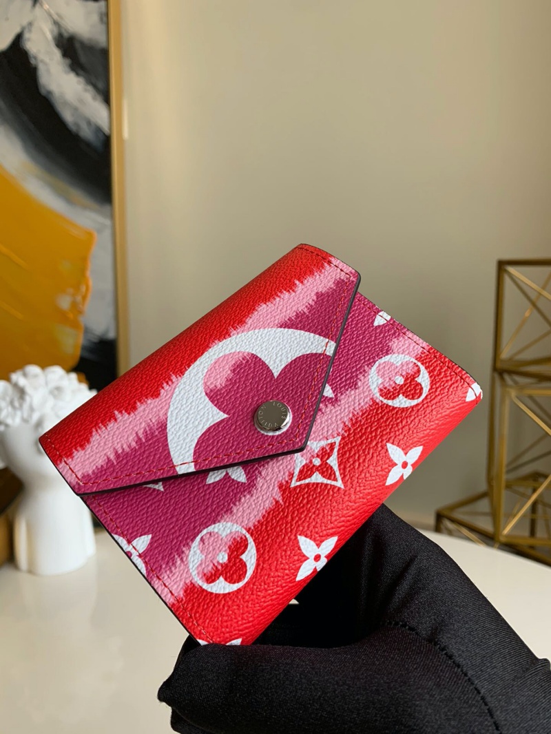 M68842 LV ESCALE VICTORINE 錢夾 絞染系列豆豆錢夾 紅色
