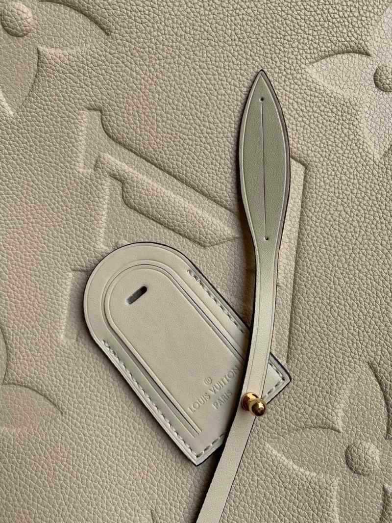 M45081 LV ONTHEGO 手袋 Monogram Empreinte Giant 壓紋托特包 白色