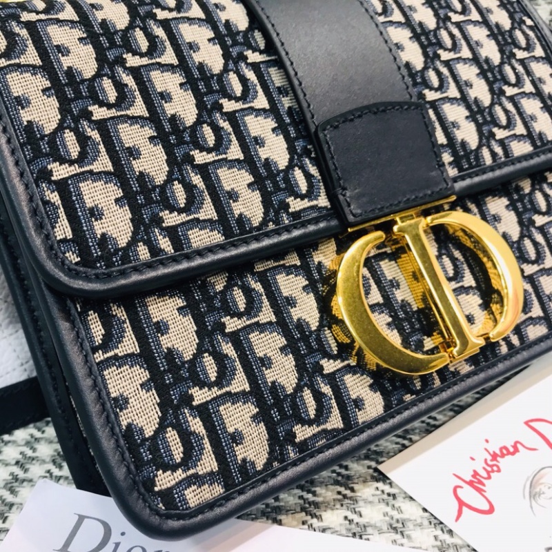 M9203UTZQ 藍(lán)色 Dior Oblique 印花 30 Montaigne 手袋 Dior蒙田包