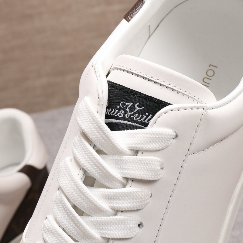 1A3MI2 LV Rivoli 運動鞋 平紋小牛皮配Monogram帆布男鞋 白色