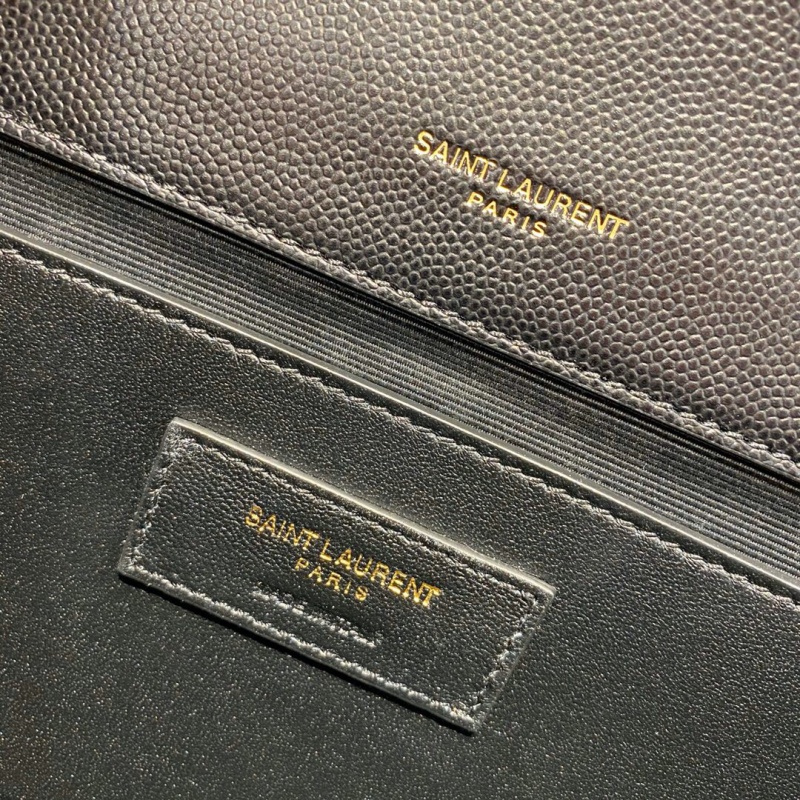 364021 YSL經典中號MONOGRAM圖案型女包 圣羅蘭挎包 黑色金扣